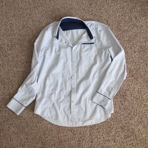 7Diamonds Long Sleeve Button Up in White